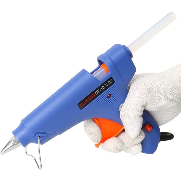 11mm hot glue gun for DIY and quick home and office repairs, 100W hot