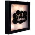 thumbnail image 4 of Northlight LED Lighted Sweet Dream Cloud and Stars Framed Wall Sign - 9" x 9", 4 of 9