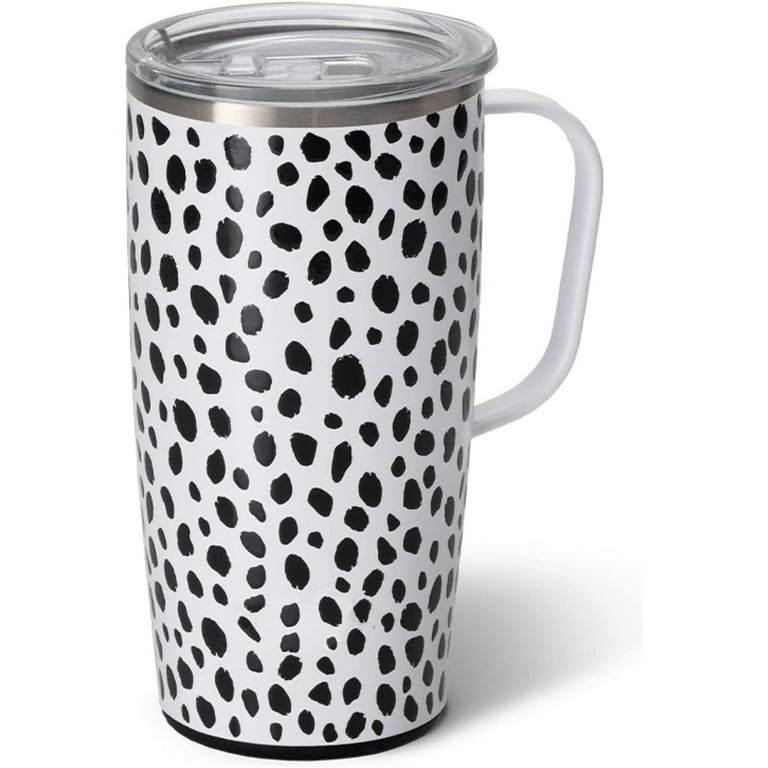 22Oz Tall Travel Mug with Handle and Lid, Cup Holder Friendly, Dishwasher  Safe