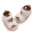 thumbnail image 2 of SUNSIOM Baby Boys Summer Sandals Solid Color Artificial Leather Breathable Non Slip Shoes, 2 of 6