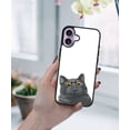 thumbnail image 5 of WIRESTER Shockproof Soft Rubber Cover Case for Apple iPhone 17 6.3" 2025, Black Bombay Kitten Cat, 5 of 5
