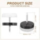 thumbnail image 2 of Deslizadores de silla Uxcell 0.8" Diámetro 24 Pcs Clavo en deslizadores de muebles Protector de piso Blanco, 2 of 6