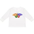 thumbnail image 3 of Inktastic Artistic Butterfly Boys or Girls Long Sleeve Toddler T-Shirt, 3 of 5