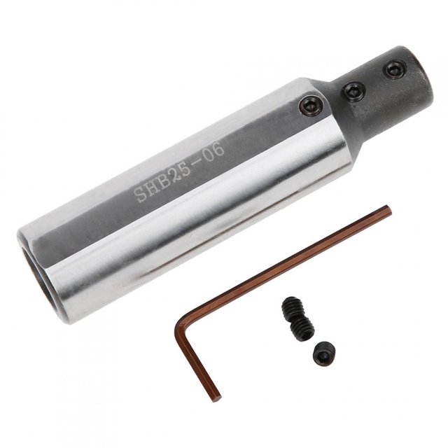 Lathe Turning Tool Boring Bar Inner Hole Boring Bar Tungsten Steel Boring Bar Lathe Turning Tool Boring Bar Small Bore Inner Hole Tungsten Steel SHB25‑06 Φ6mm
