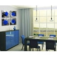 thumbnail image 4 of Blue Canvas Wall Art Framed,Royal Blue Rose Pictures and Gray Print Flora Painting Decor Bedroom Modern Valentine'S Day Flower Aesthetics Contemporary Artwork Bathroom Home Decorations, 4 of 6