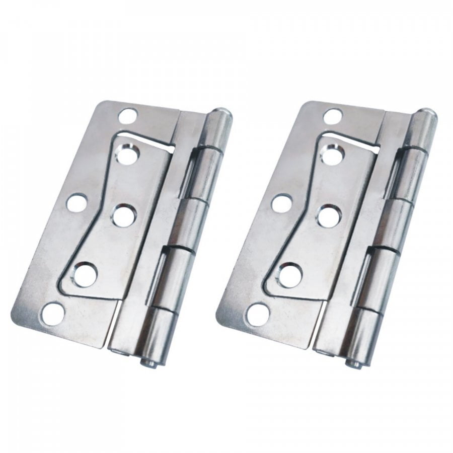 3 PAIRS (6PCS) door flushing hinge 31/2" satin nickel, door hinge and