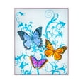 thumbnail image 2 of Plush Throw Blanket - 3 Butterflies - QUEEN BED 79""x 95"" - Special Edition Faux Fur Blanket For Beds, Sofa, Couch, Picnic, Camping, 2 of 5