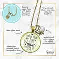 thumbnail image 5 of I Love Person I've Become Necklace Gutsy Goodness Bronze Metal Female Adult Jewelry, 5 of 8