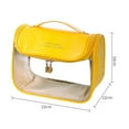 thumbnail image 6 of Travel Toiletry Bag, Make up Organizer, Cosmetic Organizer, Large Opening, Multifunctional Clear Makeup Bags for Traveling Travel Essentials Yellow, 6 of 6