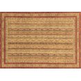 thumbnail image 1 of Ahgly Company Indoor Rectangle Abstract Brown Modern Area Rugs, 8' x 10', 1 of 4