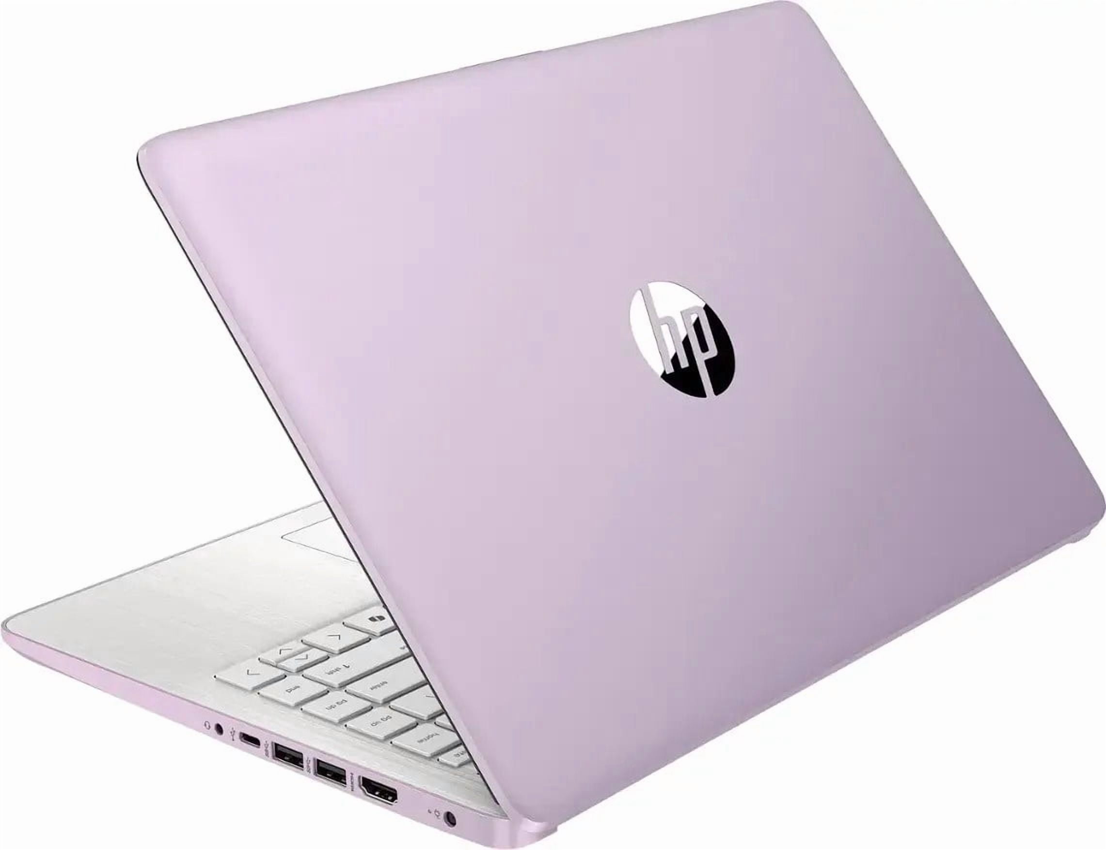HP 14" N150 Laptop, Intel Quad-Core, 8GB RAM, 192GB Storage (128GB eMMC+64GB SD), Windows 11 Home Copilot & 1 Year MS Office 365, Ultra Thin Lightweight Purple Notebook for Work and School
