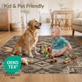 thumbnail image 4 of ODIKA 8'x10' Ultra-Soft Area Rug, Spotted Distressed Farmhouse Motif Salt Speckled Southwestern Flowing Dynamic None Washable, Bare feet friendly, Silk-Touch for Bedroom, Under Sectional, 4 of 7