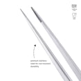thumbnail image 2 of Pinzas triangulares puntiagudas de acero inoxidable de 30 cm, aptas para lavavajillas, 2 of 3