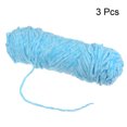 thumbnail image 3 of Unique Bargains Chenille Polyester Sky Blue Yarn, 3 Skeins, 3 of 7