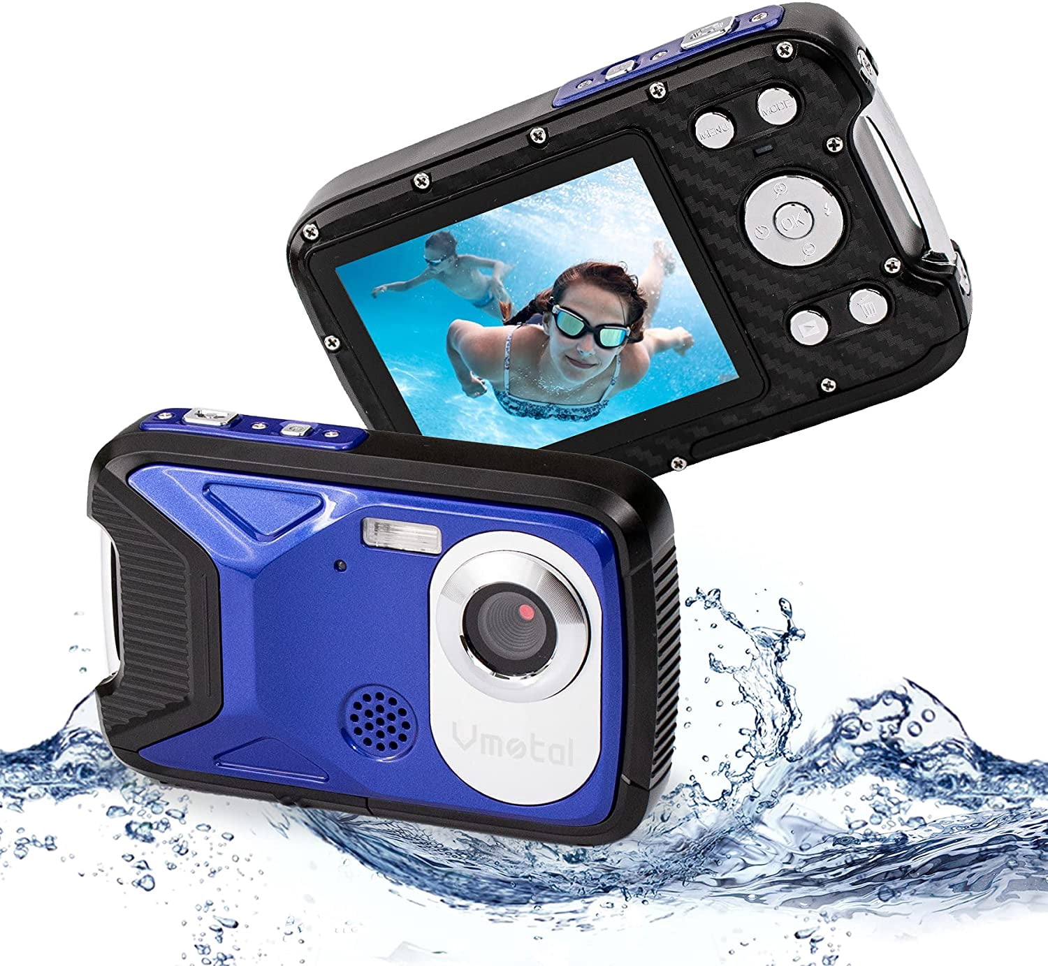Waterproof Digital Camera Full HD 1080P Underwater Camera 16 MP ...