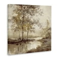 thumbnail image 3 of Stupell Industries Forest Stream in Sepia Landscape & Nature Painting Wrapped Canvas Canvas Art Print Wall Art, 30 x 30, 3 of 7