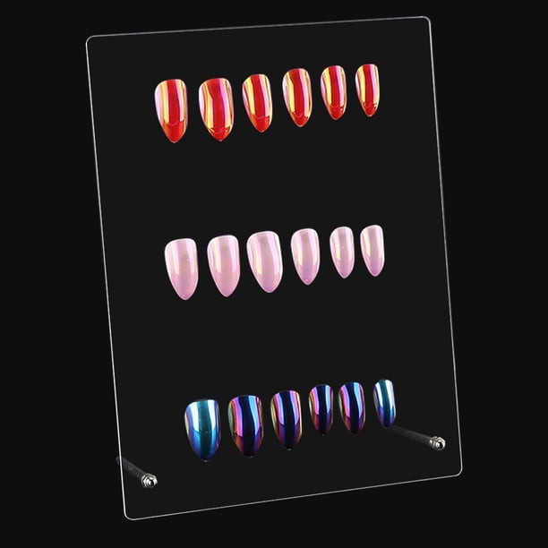 Soporte para puntas de uñas, soporte de exhibición para decoración de uñas, estante de exhibición de uñas, tablero para exhibir uñas, estándares líderes en la industria