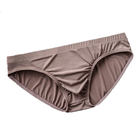 Cinvoph Mens Sexy Bikini Briefs Solid Color Soft Breathable Underwear Low Rise Sport Underwear