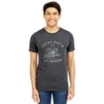 thumbnail image 2 of Life Will Move On, But At Least These Memories Are Forever Men's Modern Fit Fun Casual T-Shirt Printed Graphic Tee Charcoal Gray 2X-Large, 2 of 3