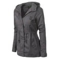 thumbnail image 6 of MixMatchy Women's Casual Lightweight Military Safari Anorak Utility Jacket, 6 of 7