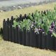 thumbnail image 5 of Borde de estacas de jardín de plástico para céspedes y macizos de flores, 25x22 cm, blanco, verde, negro, paquete de 5, resistente a la intemperie, fácil de instalar, 5 of 7