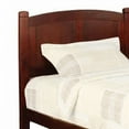 thumbnail image 3 of Transitional Wooden Twin Bed with Panelled Headboard and Footboard Brown - Saltoro Sherpi, 3 of 5