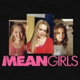 thumbnail image 2 of Junior's Mean Girls Plastics Portraits Sweatshirt Charcoal Heather X Large, 2 of 4