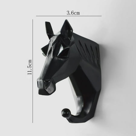 

Resin Animal Head Hook Hanger Rack Holder Wall Mount Home Room Decor Coat Hat Key Hook