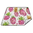 thumbnail image 6 of Pink Pineapples Beach Blanket Outdoor Picnic Mat Sandproof Waterproof Foldable for Camping Travel Hiking, 6 of 6