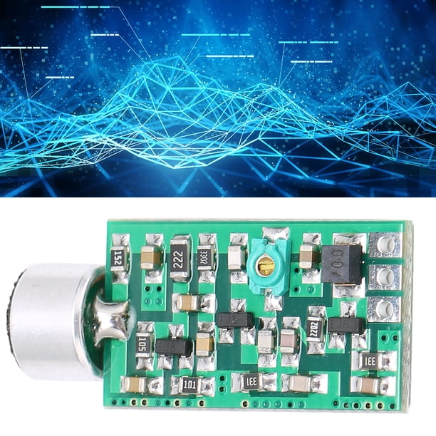 Módulo de Transmisor de Audio Mini Recolección de Micrófono Inalámbrico v4.0fm Placa de Nús de Micrófono de Emisio 0.7-9V