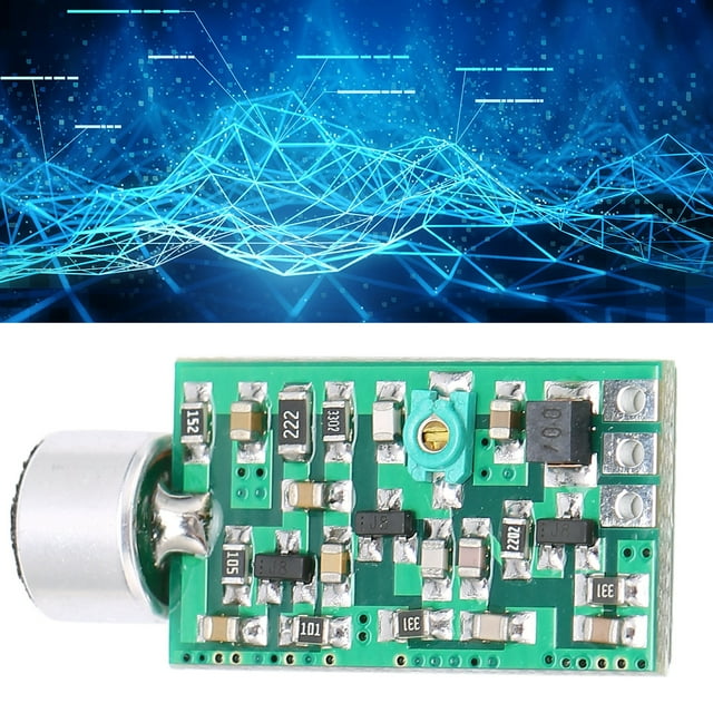Módulo de Transmisor de Audio Mini Recolección de Micrófono Inalámbrico v4.0fm Placa de Nús de Micrófono de Emisio 0.7-9V