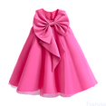 thumbnail image 2 of Fozruso Girls Floral Dresses Children's Dress Dress Girl Performance Dress High End Dress Piano Performance Dress (4y 8y) Sizes 7-8 Years(Pink), 2 of 4