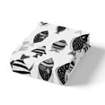 thumbnail image 4 of Erosebridal Cartoon Fish Duvet Cover Twin Size Cute Ocean Fish Bedding Set Black White Geometric Stripe Comforter Cover Set Sea Animal Underwater World Bedspread Cover,(No Comforter), 4 of 6