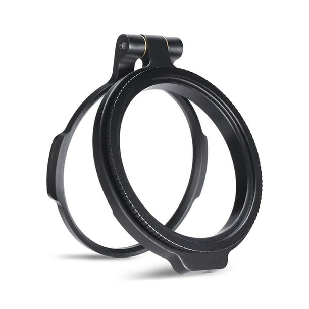 Methold Soporte de filtro de cámara Lente de videocámara Adaptador de montaje abatible Convertidor de anillos Accesorios para fotos 67 mm