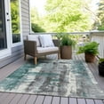 thumbnail image 3 of Dalyn Rugs Machine Washable Indoor/Outdoor Chantille Teal 9' x 12' Rug, 3 of 9