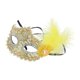 thumbnail image 1 of Ofertas Únicas 1 Pc Máscara de Fiesta de Plumas de Princesa para Fiesta de Máscaras Amarilla, 1 of 5