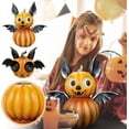 thumbnail image 2 of Estatua de calabaza XINYU decoración de Halloween figura de murciélago resina estante de jardín, 2 of 6