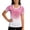 Pink, variant on Women Soccer T-Shirt Raglan Top Football V Neck USA Mexico Graphic Short Sleeve T Shirt Athletic Germany Tee Top Fans Casual Shirt Tops M