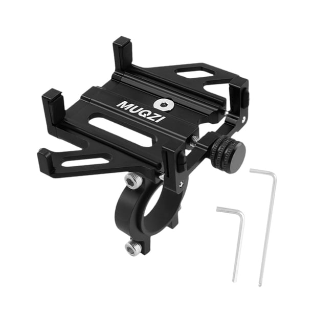 Soporte para teléfono de bicicleta para manillar de bicicleta, soporte para teléfono de bicicleta para ciclismo deportivo, bicicletas de carretera Negro