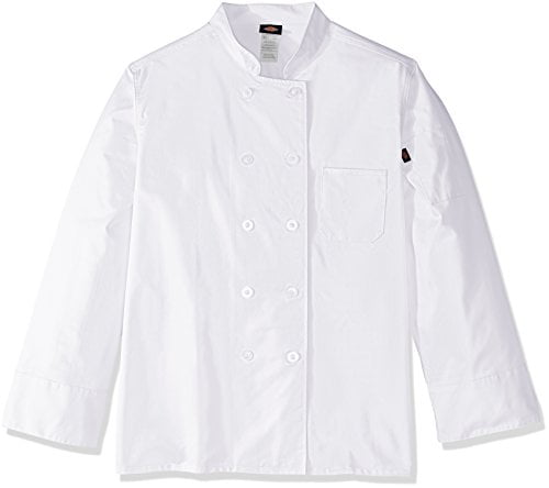 White XX-Large Dickies Chef Womens Classic Coat Plus Size White XX-Large Dickies Chef Womens Classic Coat Plus Size