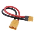 thumbnail image 2 of Conectores de paquete XT60 hembra a XT90 macho, conector adaptador de silicona de 10 AWG 200mm, 2 of 6