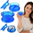 thumbnail image 6 of Blue Garlic Twist Press Non-Slip Mincer and Peeler, Kitchen Gadget Press for Mincing Garlic, Onions, Gingers, Fruits, and Salad,1.6IN, 6 of 8