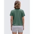 thumbnail image 2 of Remera CRZ YOGA de Algodón Pima Manga Corta Verde M, 2 of 5