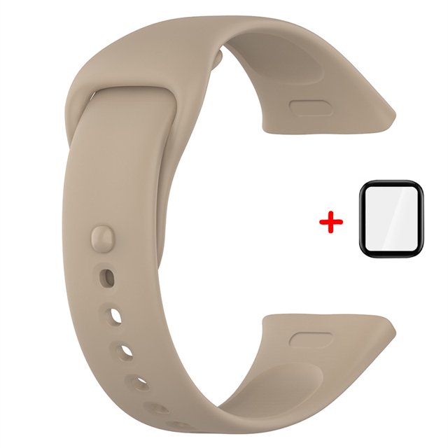 Silicone Strap For Xiaomi Redmi Watch 3 Watch Straps Replacement Watchband For Redmi Watch 3 Active/Lite Wrist Band Accessories
