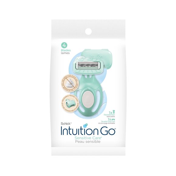Intuition Go Sensitive Care Disposable Razor, 1ct