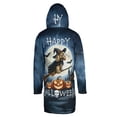 thumbnail image 2 of Happy Halloween Cocker Spaniel Witch Pumpkins Bats All Over Print 3D Hooded Duffle Toggle Coat Cockers Dog Lover Gifts - 13012, 2 of 6