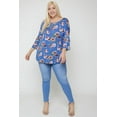 thumbnail image 3 of Floral Print Top 2XL, 3 of 5