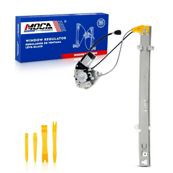 MOCA AUTOPARTS Rear Right Power Window Regulator w/ Motor Fit for 2002-2007 Jeep Liberty