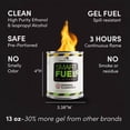 thumbnail image 2 of Smart Fuel Canettes de Carburant au Gel de Bioéthanol &ndash; Combustion Propre Bio Ethanol pour Foyer Intérieur et Extérieur, Foyers et Caractéristiques de Feu de Table &#2013266048, 2 of 6