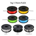 thumbnail image 3 of 1 KG/carrete 1,75 mm Filamento de TPU flexible Suministros de material de impresión Blanco,, 3 of 8